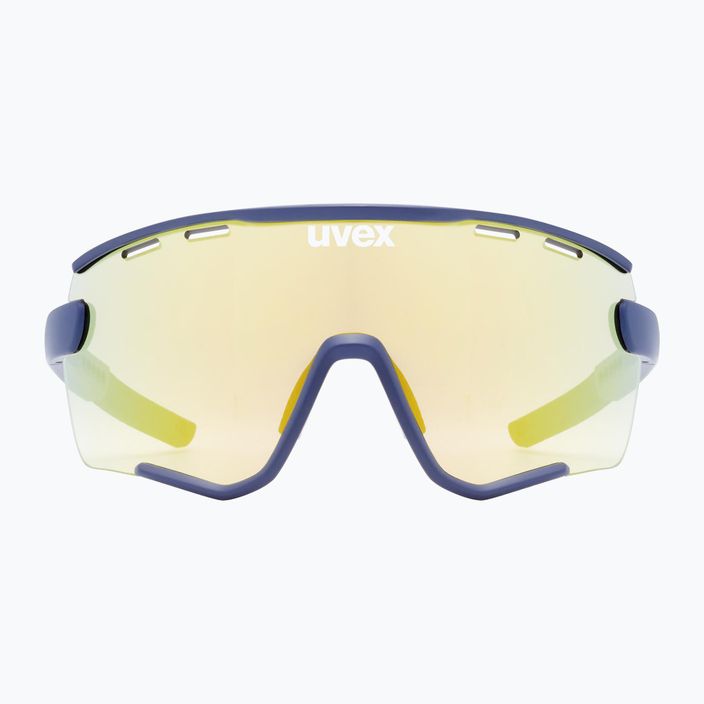 UVEX Sportstyle 236 Set di occhiali da sole blu opaco/giallo specchiato/chiaro 2