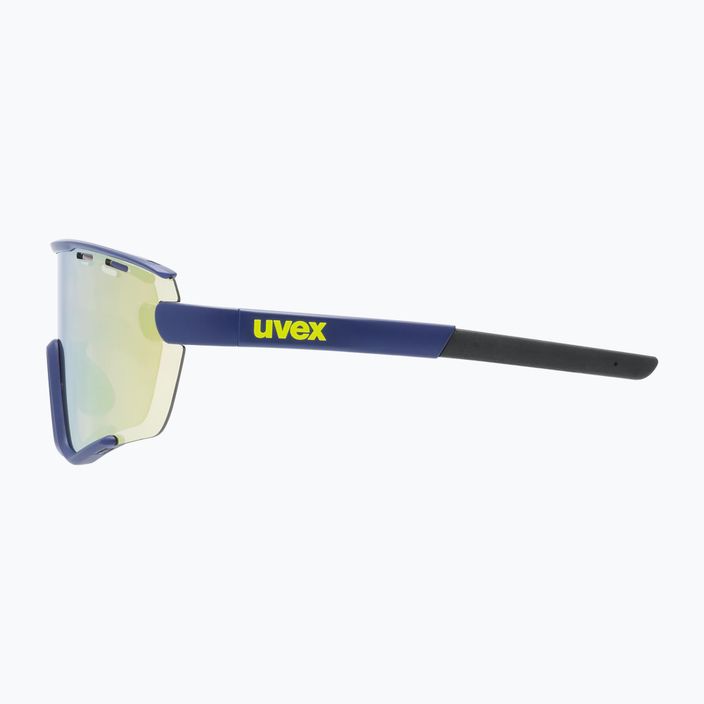 UVEX Sportstyle 236 Set di occhiali da sole blu opaco/giallo specchiato/chiaro 4
