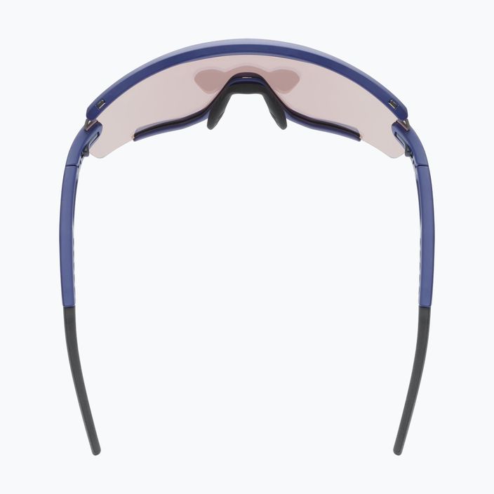 UVEX Sportstyle 236 Set di occhiali da sole blu opaco/giallo specchiato/chiaro 5