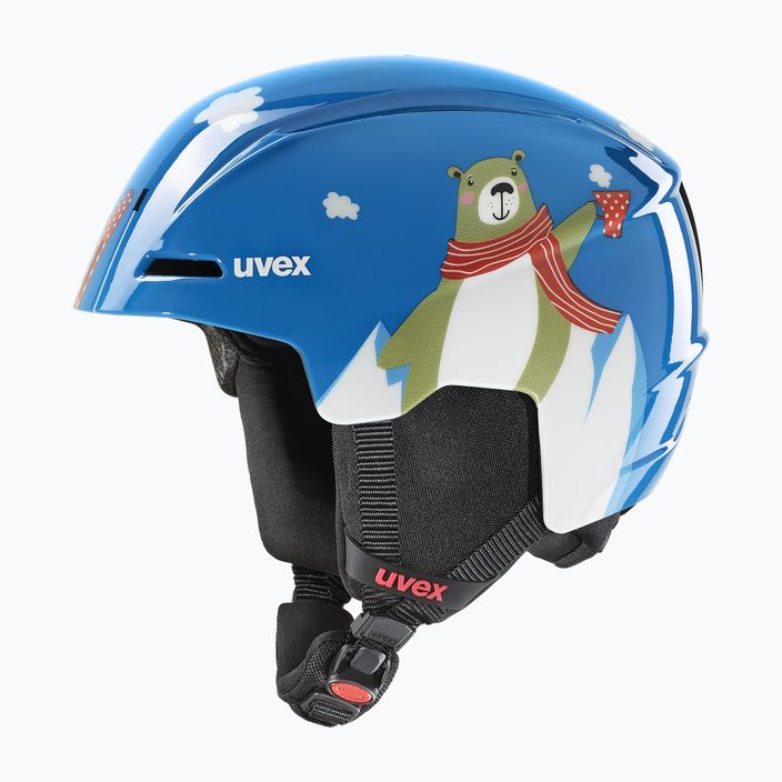 Casco da sci per bambini UVEX Viti orso blu 6
