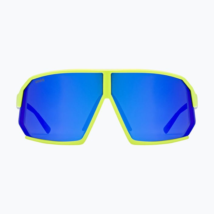 Occhiali da sole UVEX Sportstyle 237 giallo blu opaco/blu specchiato 2