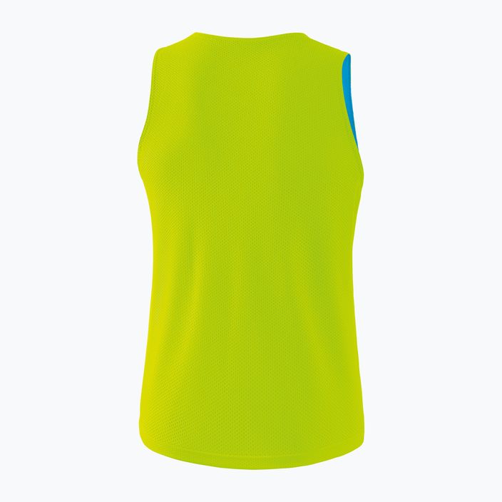 ERIMA Bavaglino da allenamento reversibile curcao/fluo giallo marcatore di calcio 3