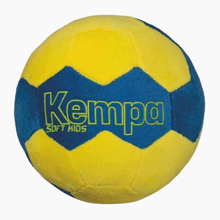 Pallamano Kempa Soft Kids blu/giallo neon taglia 0 4