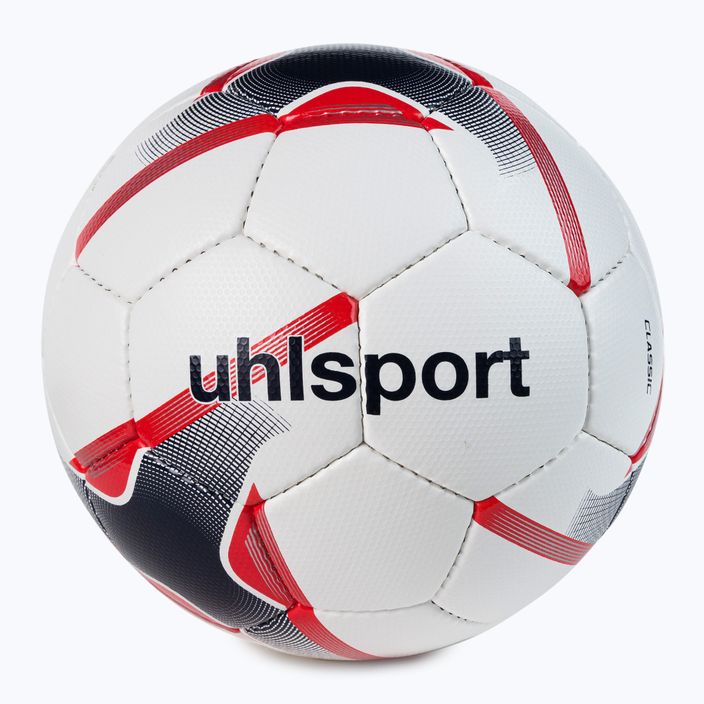 Uhlsport Classic calcio bianco / rosso dimensioni 5 4