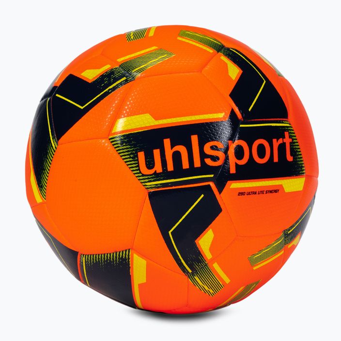 Uhlsport 290 Ultra Lite Synergy neon arancione / verde calcio dimensioni 4 2