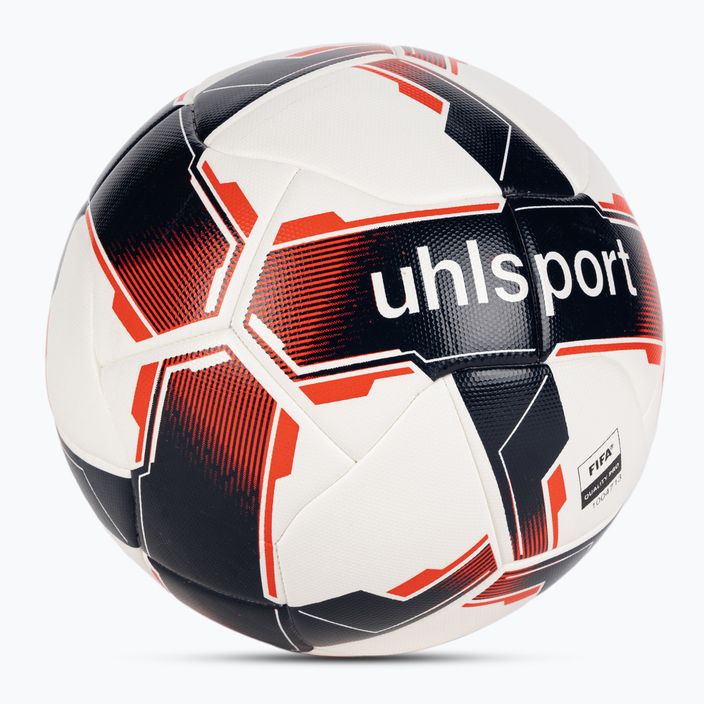 Calcio uhlsport Match Addglue bianco / marina / rosso fluo dimensioni 5 2