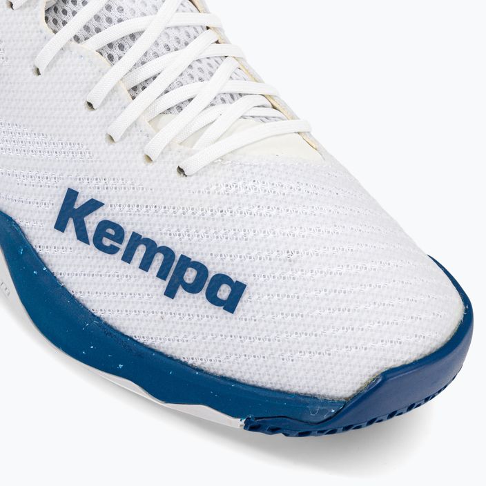 Scarpe da pallamano Kempa Wing Lite 2.0 uomo bianco/blu 7