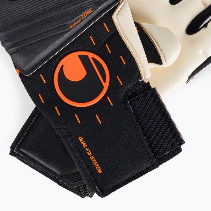Uhlsport Speed Contact Absolutgrip Reflex guanti da portiere nero/bianco/arancio 4