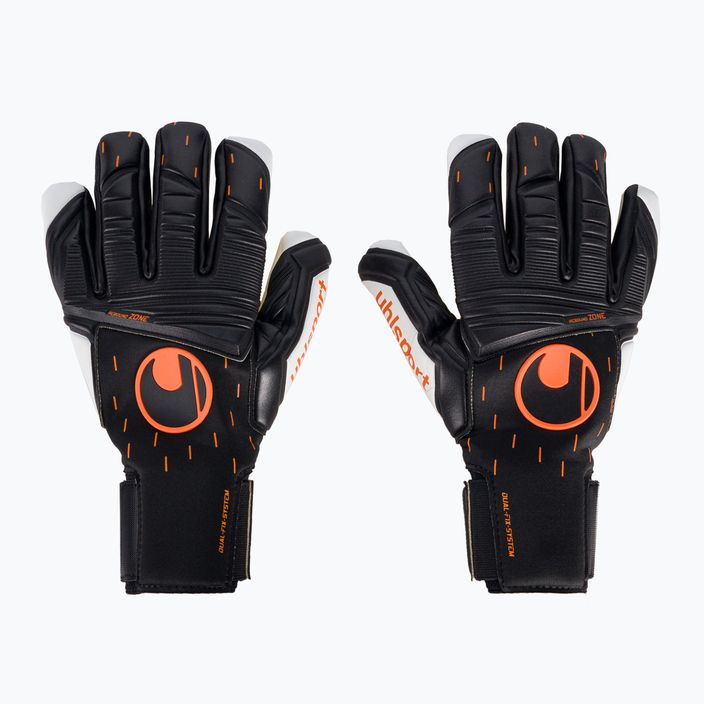 Uhlsport Speed Contact Absolutgrip Hn guanti da portiere nero/bianco/arancio