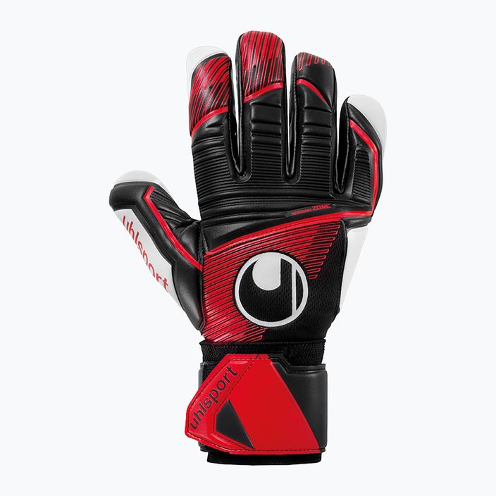 Uhlsport Powerline Supersoft Hn guanti da portiere nero/rosso/bianco
