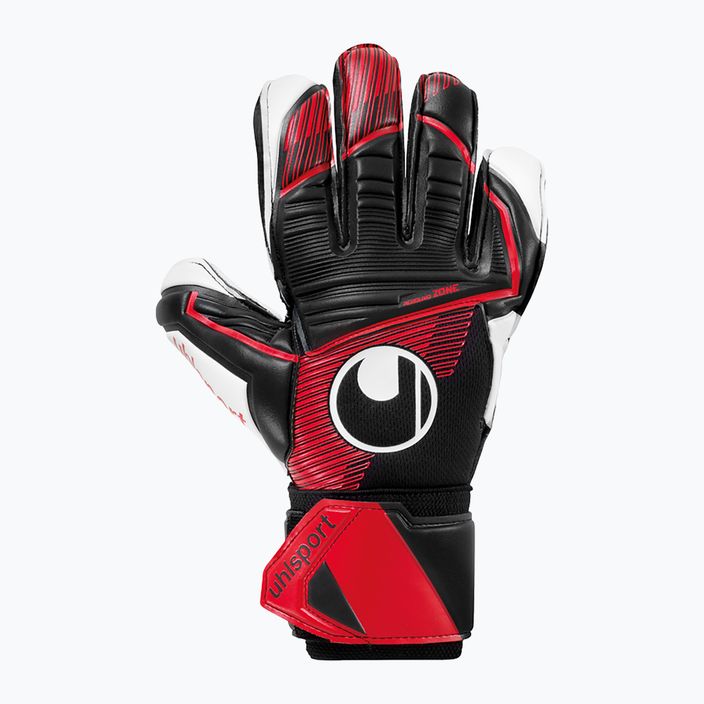Uhlsport Powerline Supersoft guanti da portiere nero/rosso/bianco