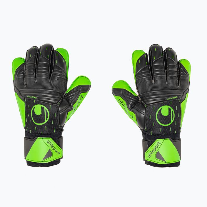 Uhlsport Classic Soft Advanced guanti da portiere nero/verde neon/bianco