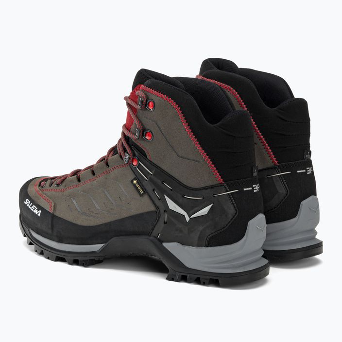 Salewa MTN Trainer Mid GTX scarpe da trekking da uomo carbone/papavero 3