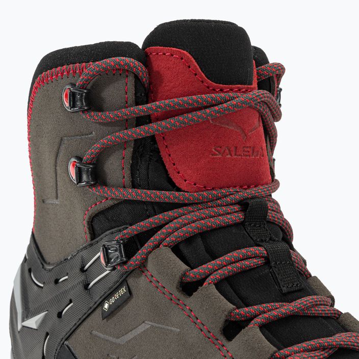 Salewa MTN Trainer Mid GTX scarpe da trekking da uomo carbone/papavero 8