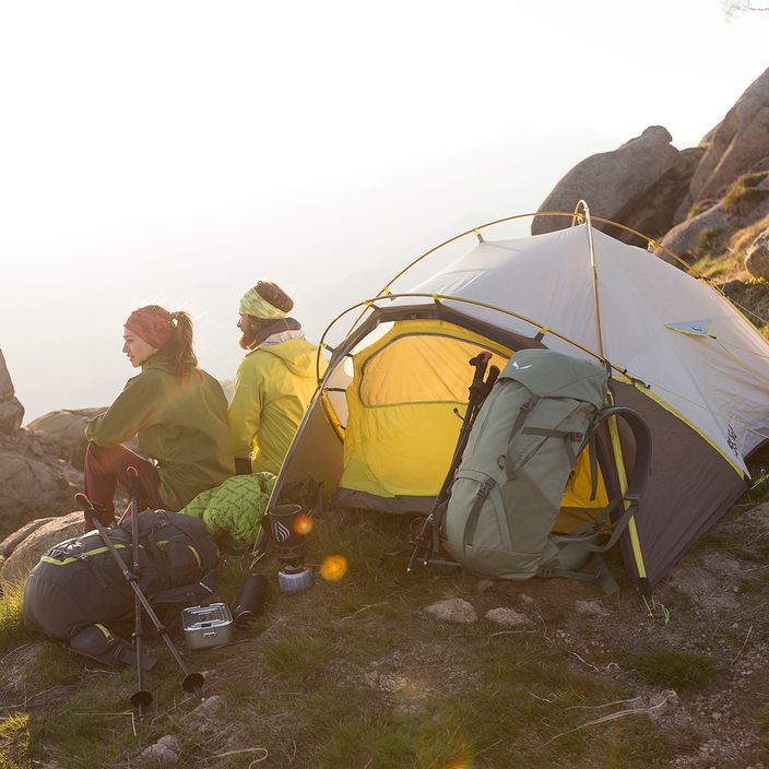 Salewa Litetrek Pro II grigio chiaro/mango Tenda da trekking per 2 persone 11