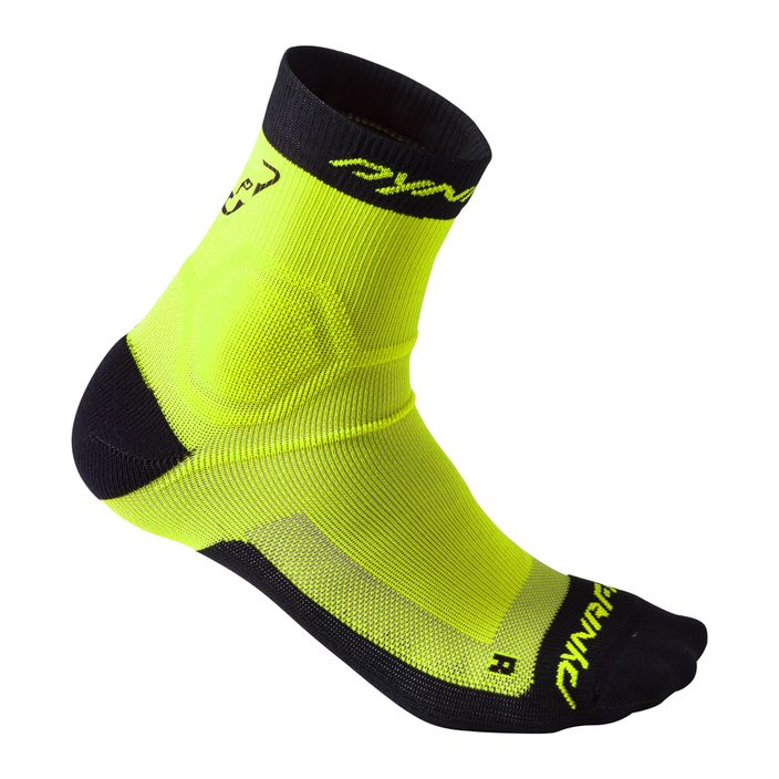 DYNAFIT Alpine SK calze da corsa giallo fluorescente 2