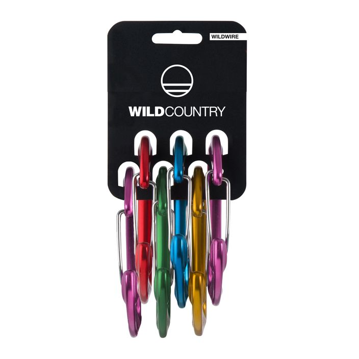 Wild Country Wildwire Rack 6 Pack set di moschettoni uni 2