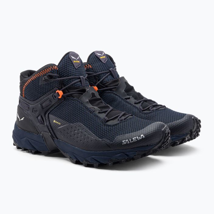 Salewa scarpe da trekking da uomo Ultra Flex 2 Mid GTX nero/arancio rosso 5