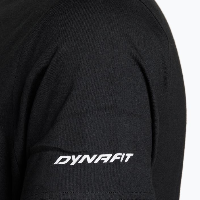 Maglietta DYNAFIT Graphic CO nera da uomo fuori/sci 3