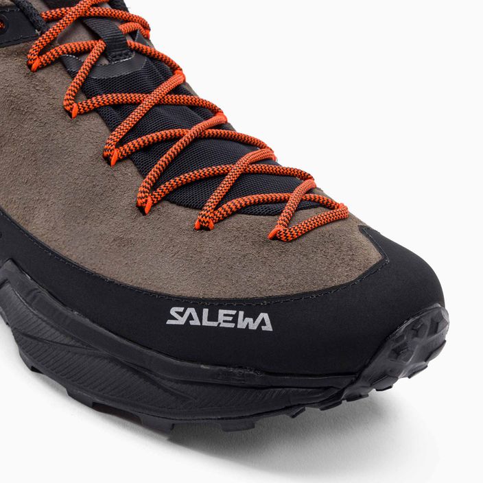 Salewa scarpe da trekking da uomo Dropline Pelle bungee cord/nero 8