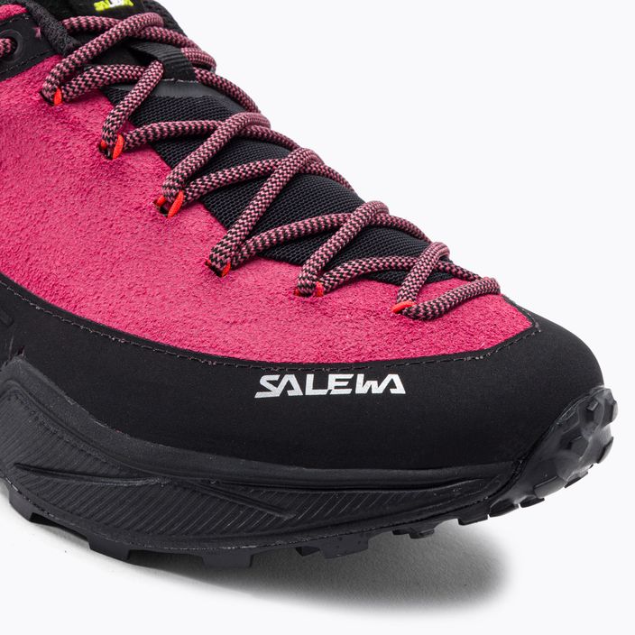 Salewa Dropline Leather scarpe da trekking da donna malva/mood/nero 7