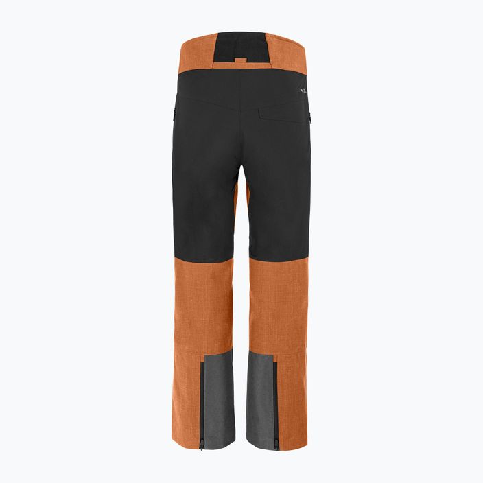 Pantaloni a membrana Salewa Sella 3L PTXR da uomo, autunno/nero, fuori 7