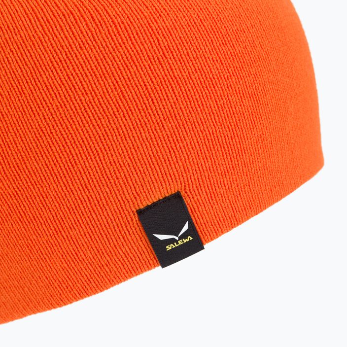 Salewa berretto invernale Sella Ski arancione fluo 3