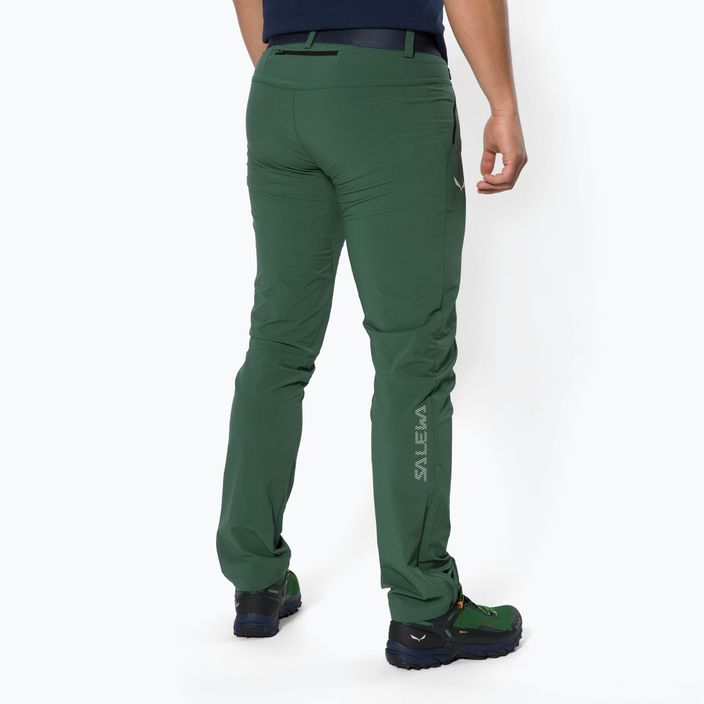 Pantaloni softshell da uomo Salewa Pedroc 3 DST verde grezzo 3