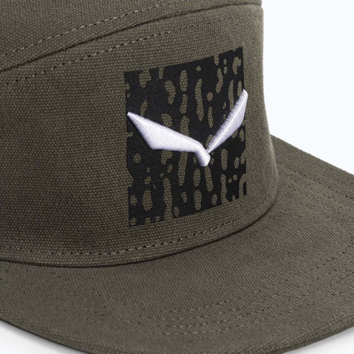 Cappello da baseball Salewa Pure Salamander Logo verde grezzo 5