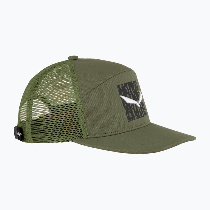 Cappello da baseball Salewa Pure Salamander Logo verde grezzo 6