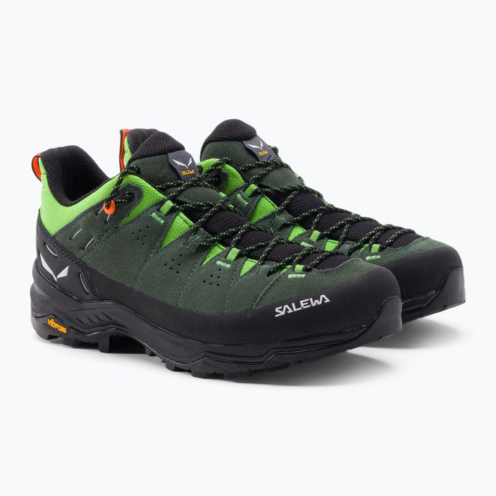 Scarpe da trekking da uomo Salewa Alp Trainer 2 verde grezzo/nero 5