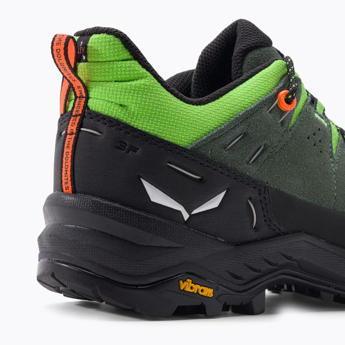 Scarpe da trekking da uomo Salewa Alp Trainer 2 verde grezzo/nero 8