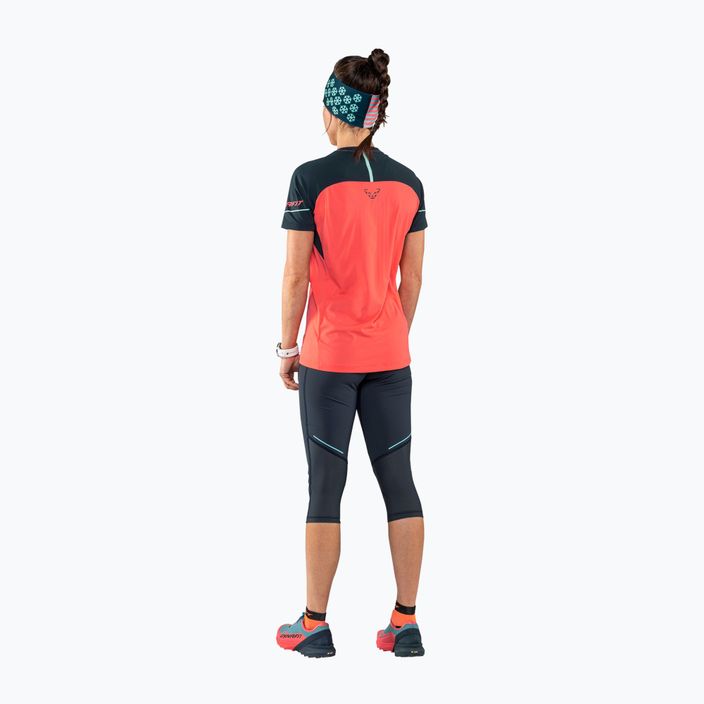 Maglietta da corsa DYNAFIT Alpine Pro donna in corallo caldo 2