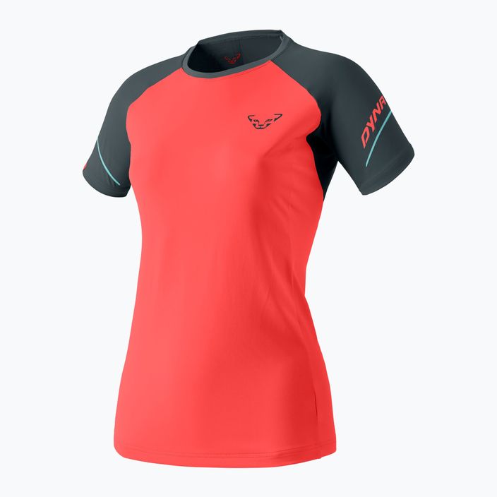 Maglietta da corsa DYNAFIT Alpine Pro donna in corallo caldo 3
