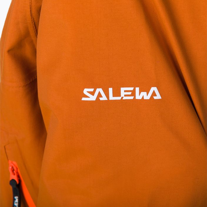 Giacca da sci Salewa Sella PTX/TWR per bambini autunno/arancio fluo 8