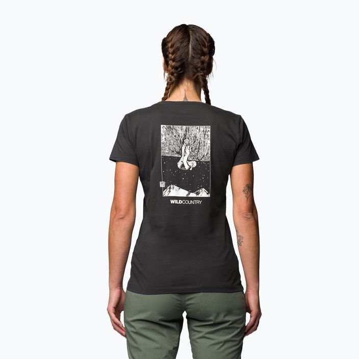 Maglietta da arrampicata Wild Country Stamina onyx da donna 2