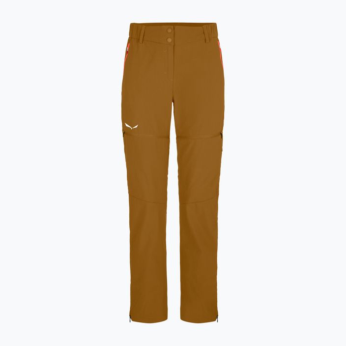 Pantaloni da trekking da donna Salewa Talvena 2 DST marrone dorato 7