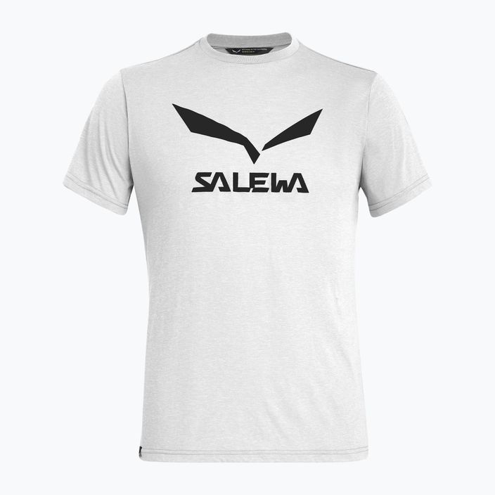 Camicia da trekking da uomo Salewa Solidlogo Dry bianco