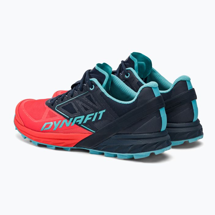 DYNAFIT Alpine scarpe da corsa da donna hot coral/blueberry 3