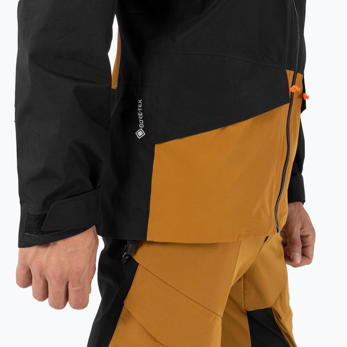 Salewa giacca da pioggia da uomo Puez GTX 2L marrone dorato/0910 7