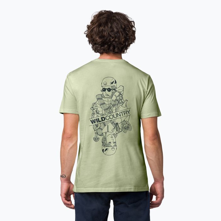 Maglietta da arrampicata da uomo Wild Country Flow jade 2