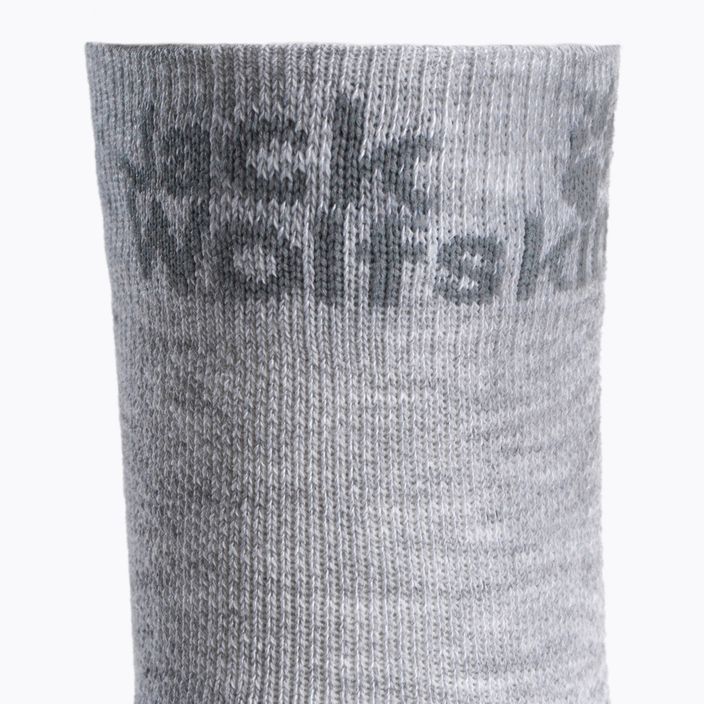 Jack Wolfskin Hiking Pro Classic Cut calze da trekking grigio chiaro 3