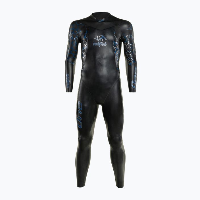 Muta da triathlon da uomo sailfish One 7 nero/blu 2