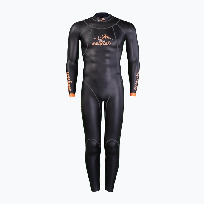 Muta da triathlon da uomo sailfish Atlantic 2 nero/arancione