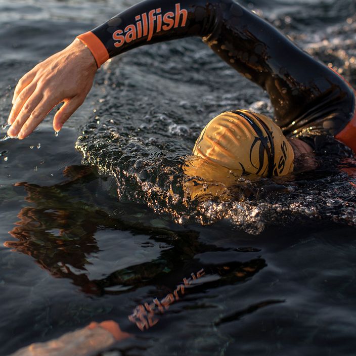 Muta da triathlon da uomo sailfish Atlantic 2 nero/arancione 6