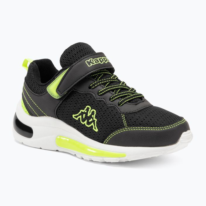 Scarpe da bambino Kappa Larus nero/lime