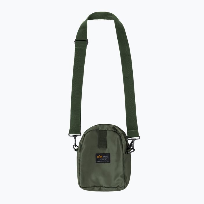 Alpha Industries Borsa a tracolla Crew verde salvia 2