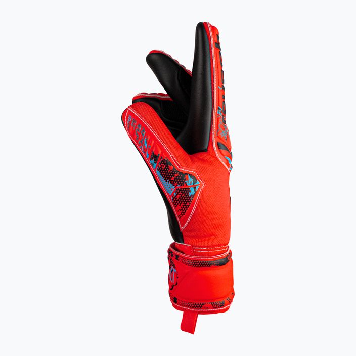 Guanti da portiere Reusch Attrakt Grip Evolution Finger Support rosso brillante/blu futuro/nero 7