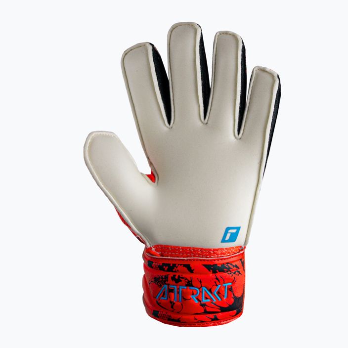Reusch Attrakt Solid Finger Support guanti da portiere per bambini rosso vivo/blu futuro 5