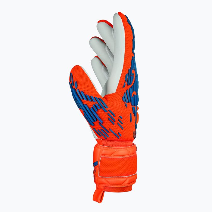 Guanti da portiere per bambini Reusch Attrakt Freegel Silver Junior hyper orng/elec blu 4